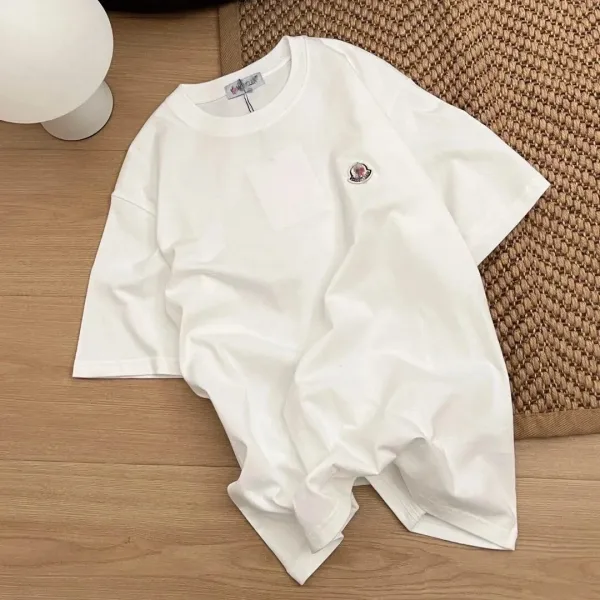 Moncler Logo Patch Black T-Shirt - 5