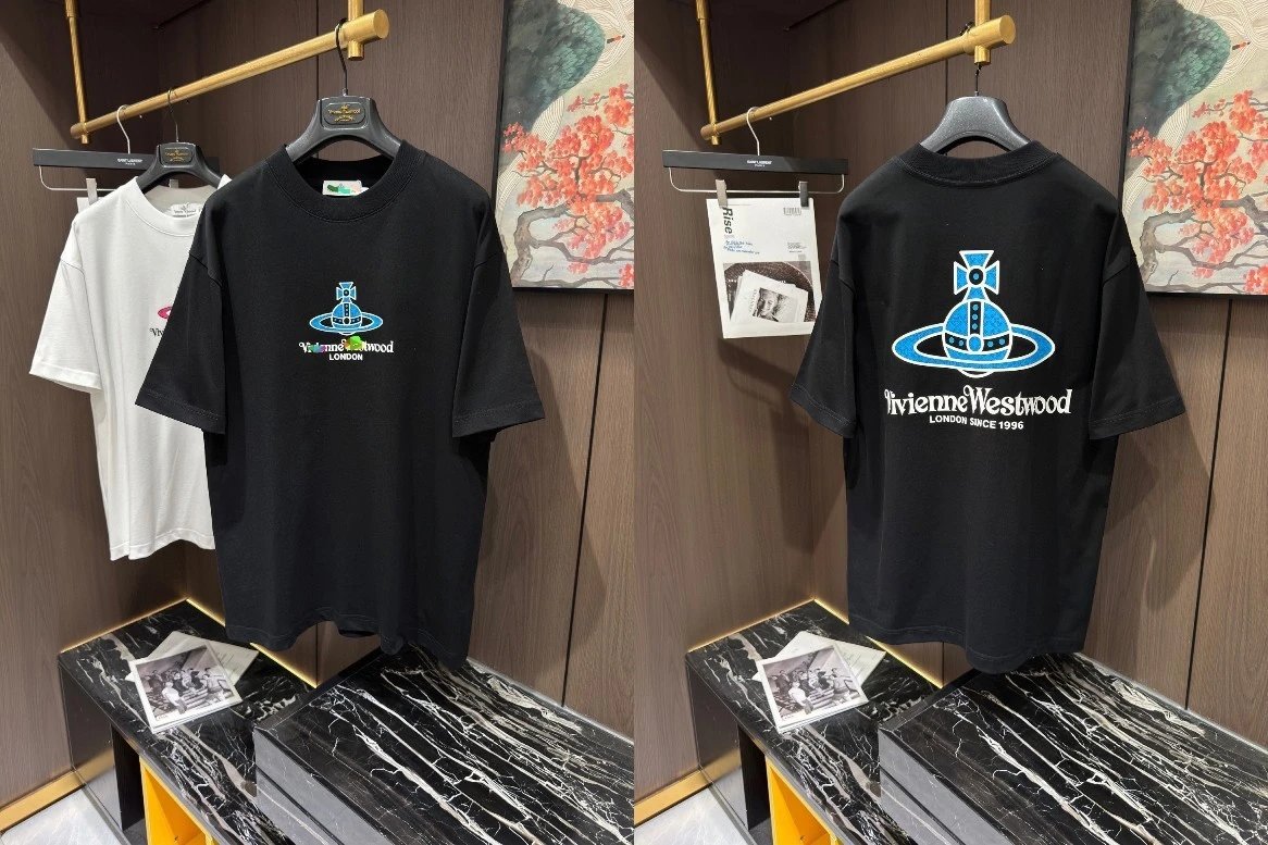 Vivienne Westwood Orb Logo T-Shirt Black - 1