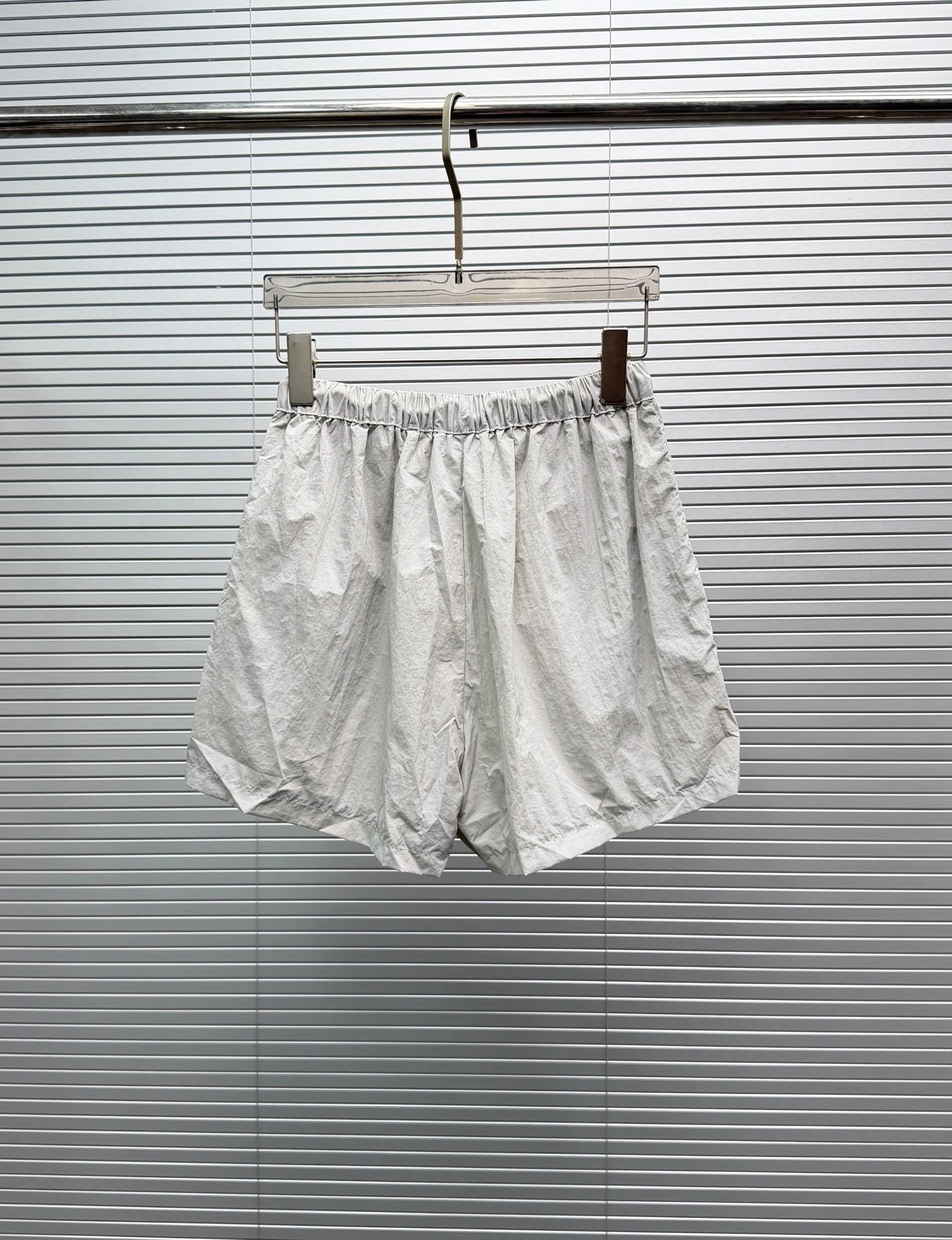 Chanel Logo Patch White Windbreaker Jacket and Shorts Set - 11