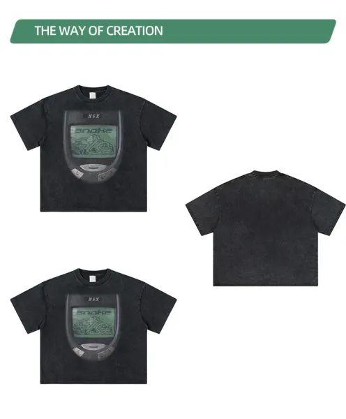 Design NOTGEXX Snake Game Long Sleeve T-Shirt Black T-Shirts - 13