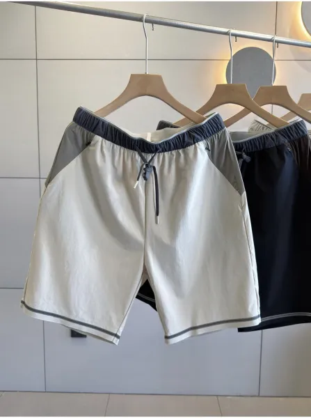 Design Performance Shorts Gray Purple Contrast Shorts - 9