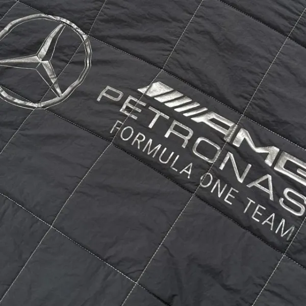 Design Mercedes-AMG Petronas Formula One Team Racing Jacket Black Outerwear Jacket - 36