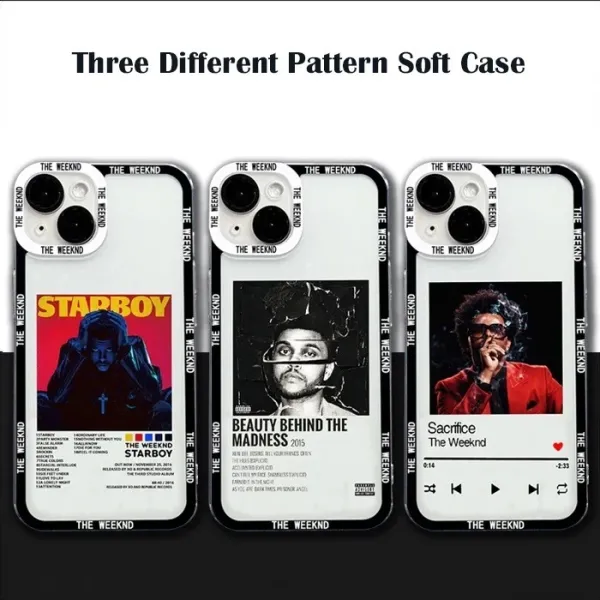 Design The Weeknd Starboy Album Art Phone Case - 2