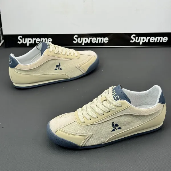 Le Coq Sportif Tennis Classic White Navy Red Sneakers - 17
