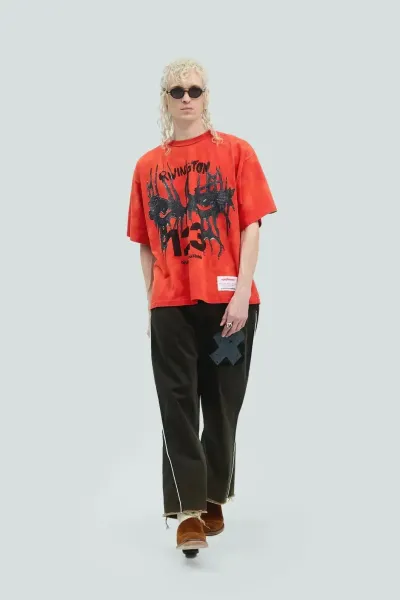 Design Rivington x Mplana M23 Orange Graphic T-Shirt T-Shirts - 29