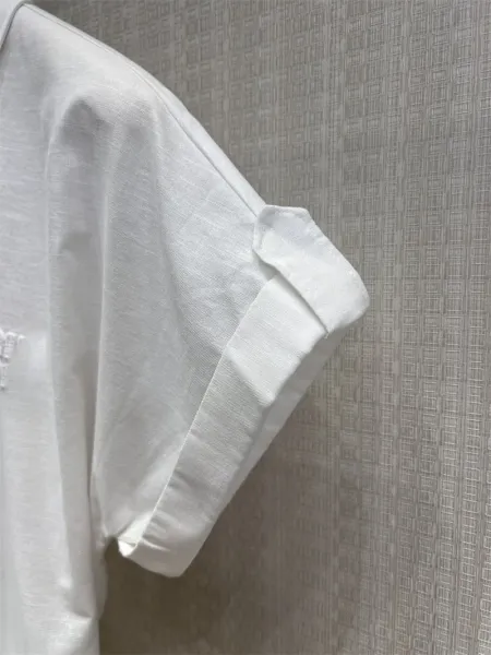 Design Ruffled Pocket Shorts White - 8