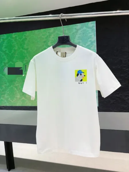 Gucci x E. van R Bear Print Graphic T-Shirt White - 13