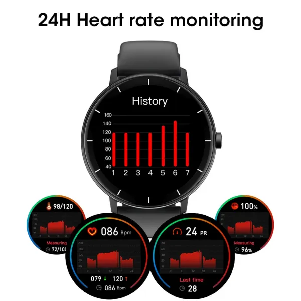 Design Smartwatch Black Fitness Tracker - 32