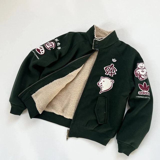 Design Le Marque Aux Enfants Jacket Black Streetwear Outerwear - 24