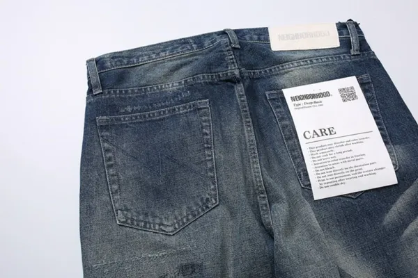 Carhartt Work In Progress Distressed Gray Denim Pants Jeans - 32