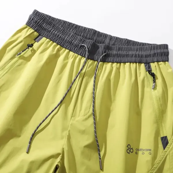 Design Outorave E.D.Q. Quick-Dry Performance Shorts Lime Green Shorts - 19