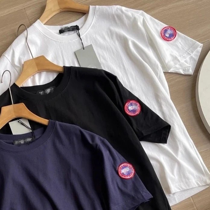 Canada Goose Logo Patch Black T-Shirt - 4