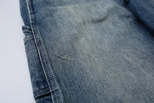 Yohji Yamamoto x Neighborhood Collection de Projets Communs Distressed Denim Jeans - 13