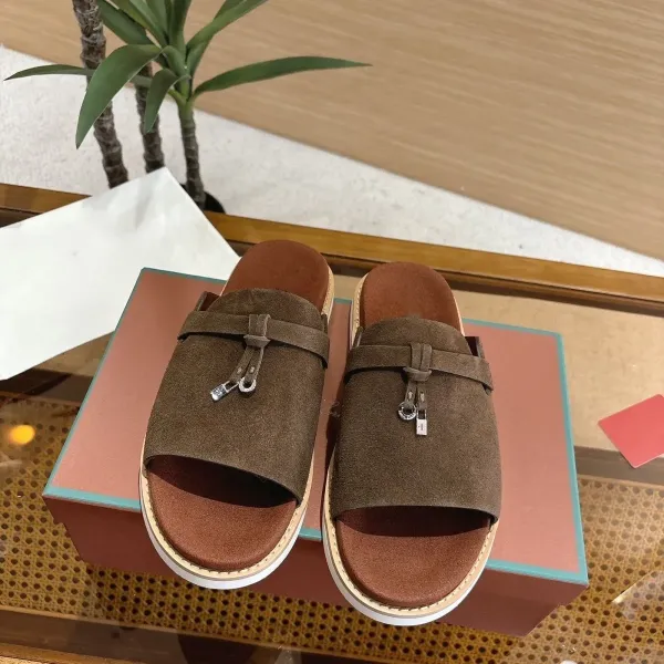 Hermès Oran Slide Black Leather Sandals Slippers - 12