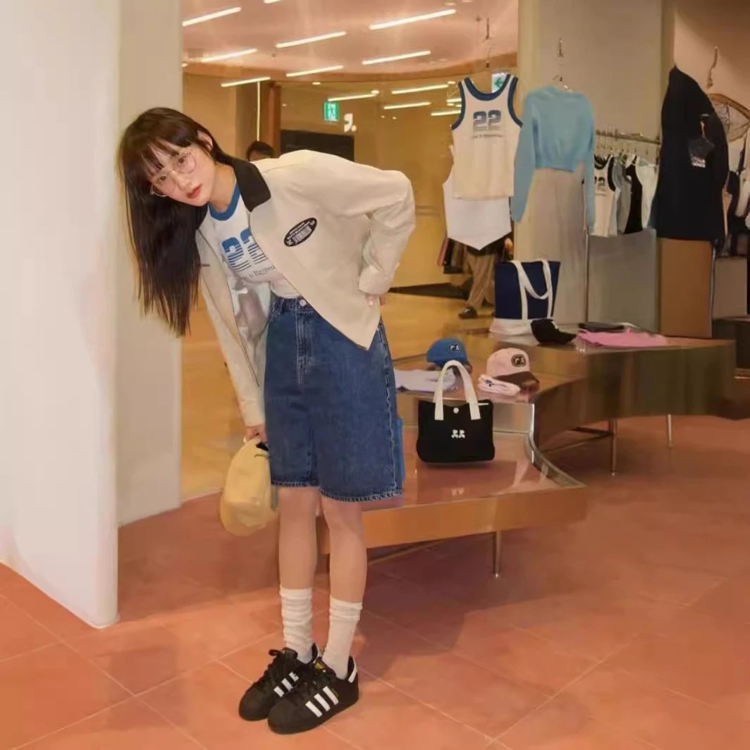 Resio &amp; Reat Kjon White Denim Shorts