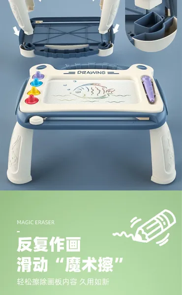 Design Luxury Edition Pink Magnetic Drawing Board for Kids Electronics - 9