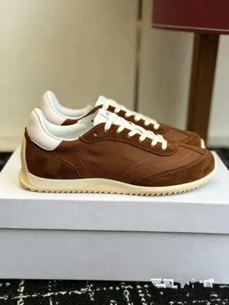 Celine Triomphe Sneakers Yellow and Black Suede Sneakers - 9