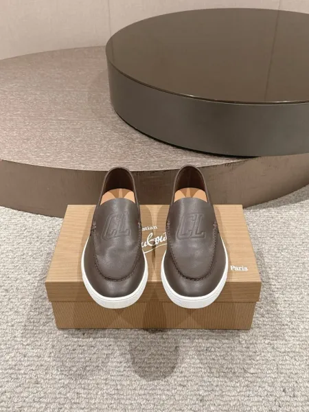 Dior CD Logo Suede Loafers Navy Blue - 9