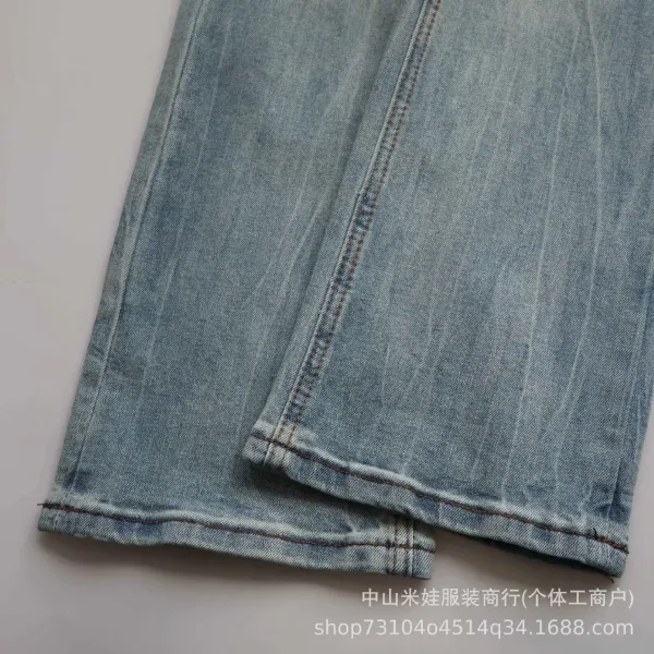 Design Flared White Denim Jeans with Embroidered Graphics - 17