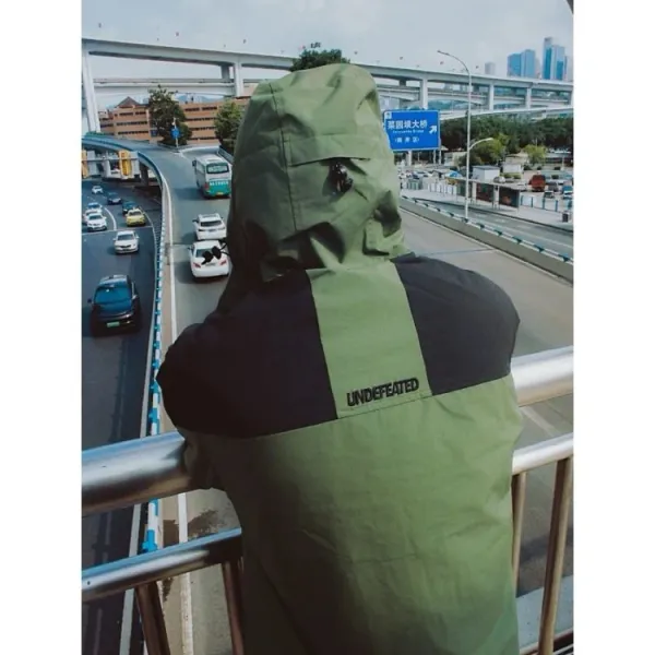 Design UNDEFEATED Field Jacket Olive Green and Black Outerwear - 7