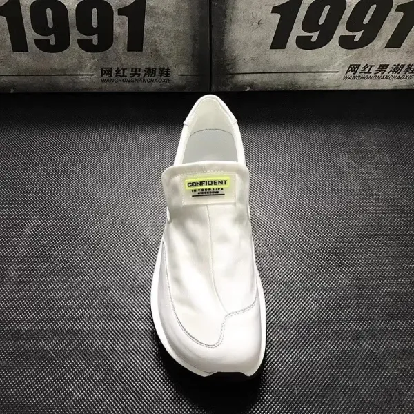 Design Confident Slip-On White Sneakers - 1