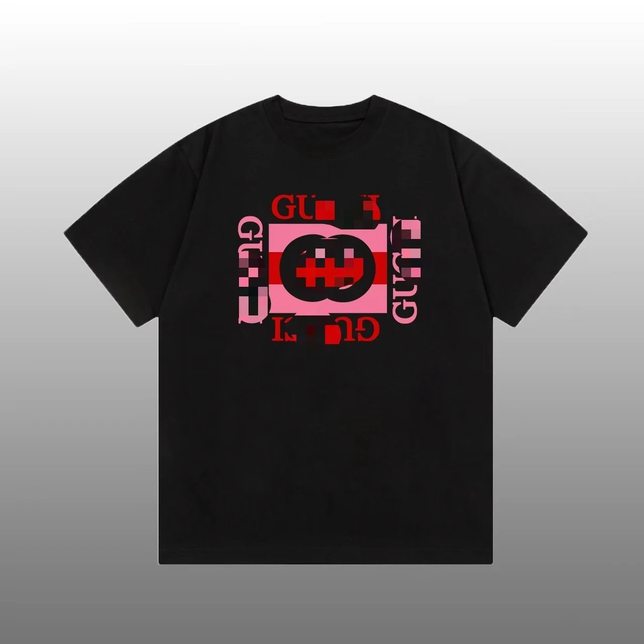 Gucci Graphic Print Oversized T-Shirt Navy - 21