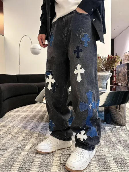 Chrome Hearts Cross-Embellished Black Sweatpants - 10