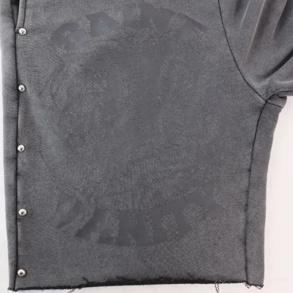 Design 8688 Washed Black Gray Shorts - 15