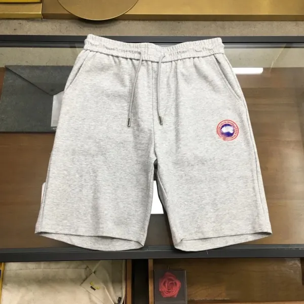 Canada Goose Logo Patch Shorts White - 4