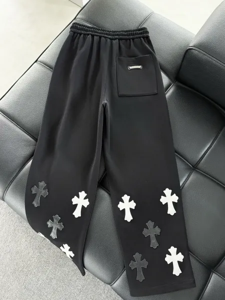 Chrome Hearts Cross-Embellished Black Sweatpants - 16
