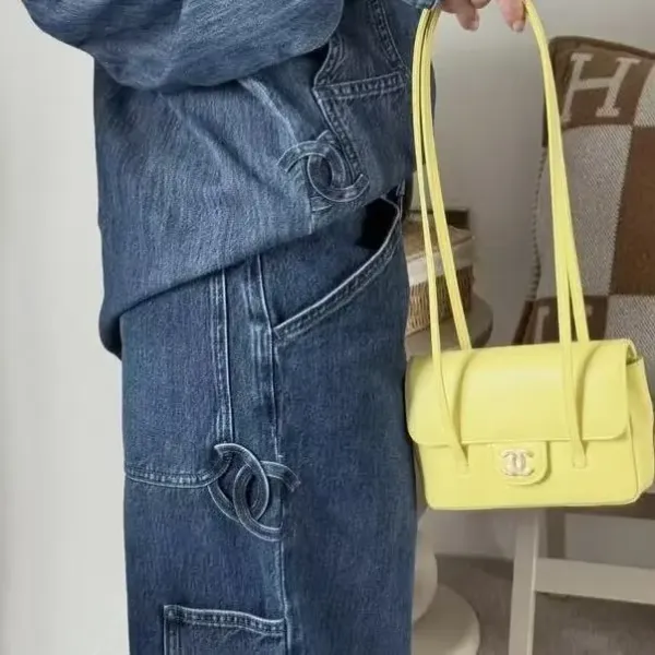 Chanel Cargo Jeans Blue - 3