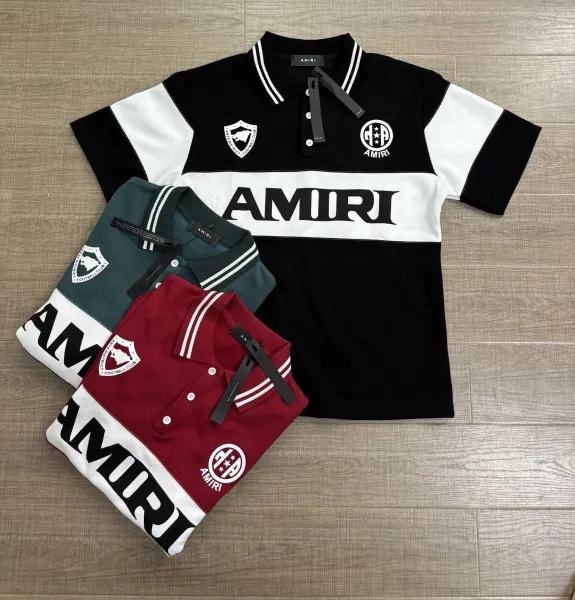 Design Logo Embroidered Black Polo with White Trim Polo Shirt - 24