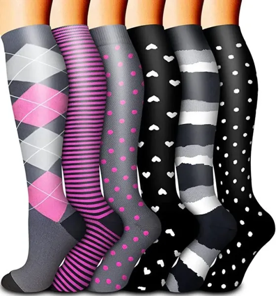 Design Cat-Themed Knee-High Socks Set Multicolor Socks - 19