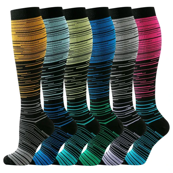 Design Cat-Themed Knee-High Socks Set Multicolor Socks - 20
