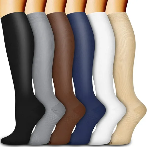 Design Cat-Themed Knee-High Socks Set Multicolor Socks - 22