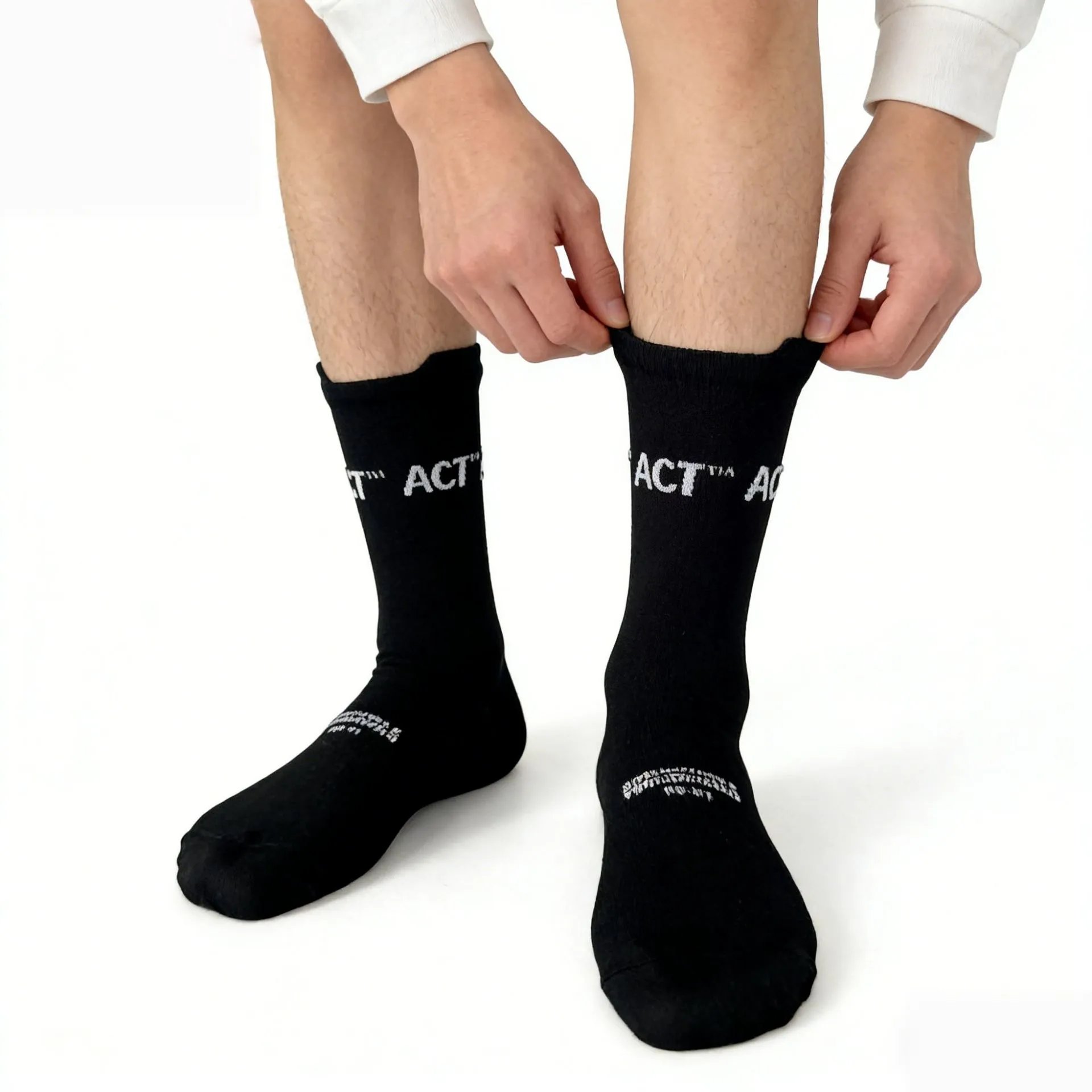 Design ACT ACT™ Logo Socks Black Socks - 8
