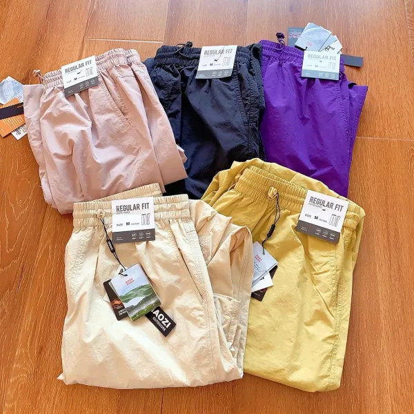 JNCO Wide-Leg Windbreaker Pants Pink - 7