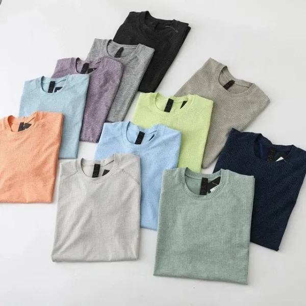 Design Textured Performance T-Shirt Gray - 20