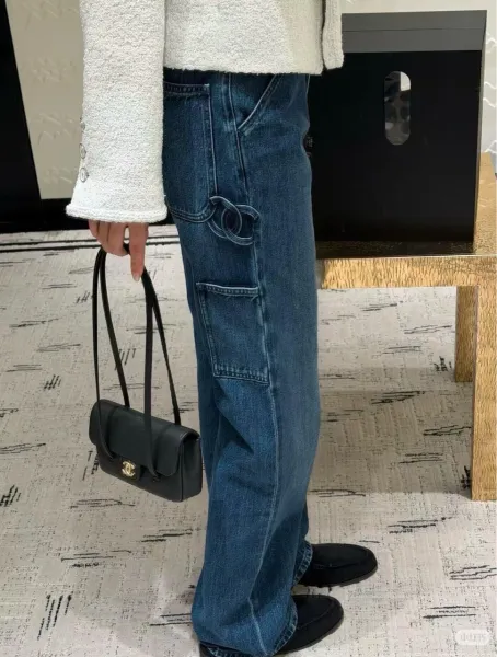 Chanel Cargo Jeans Blue - 15
