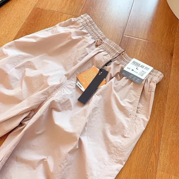 JNCO Wide-Leg Windbreaker Pants Pink - 38