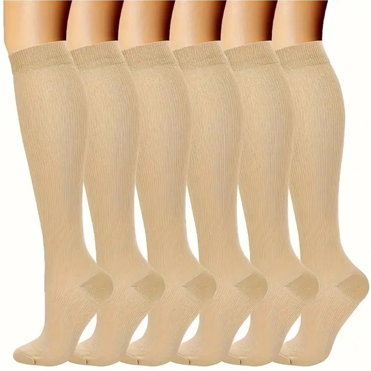 Design Cat-Themed Knee-High Socks Set Multicolor Socks - 30