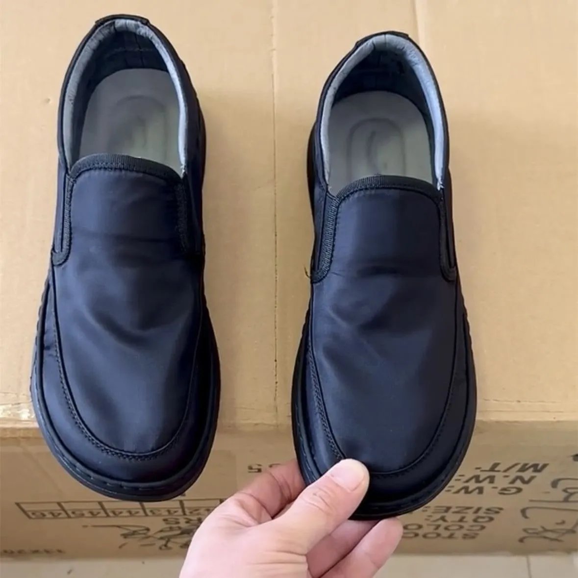Design Slip-On Loafers Gray Comfort Edition Casual Shoes - 5