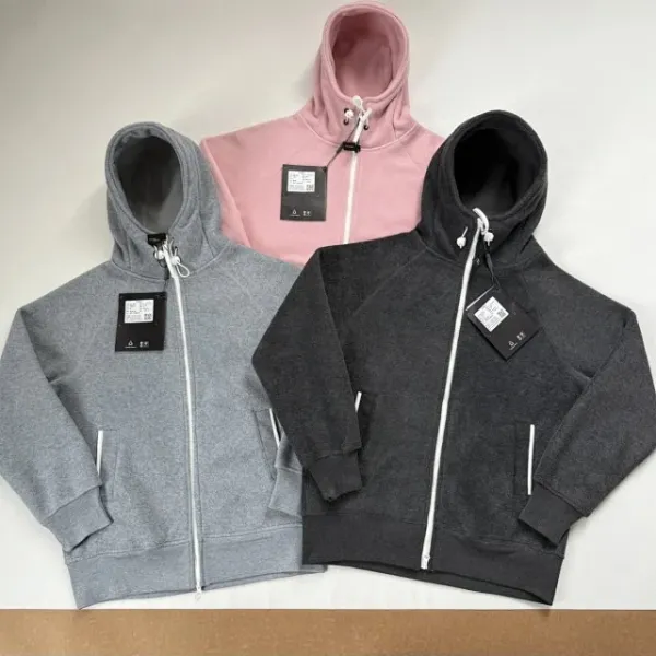 Design Fleece Zip-Up Hoodie Black - 17