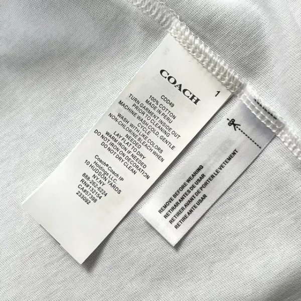 Coach Graphic Print T-Shirt Black - 28