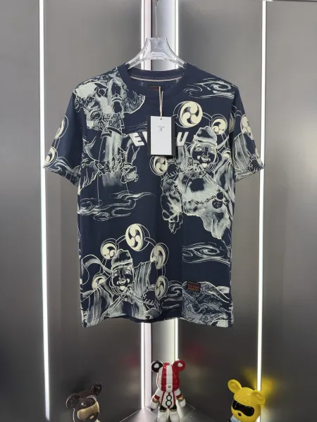 Evisu Craft With Pride Graphic Pocket T-Shirt Black - 10