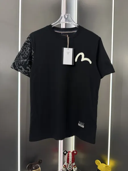 Evisu Craft With Pride Graphic Pocket T-Shirt Black - 14