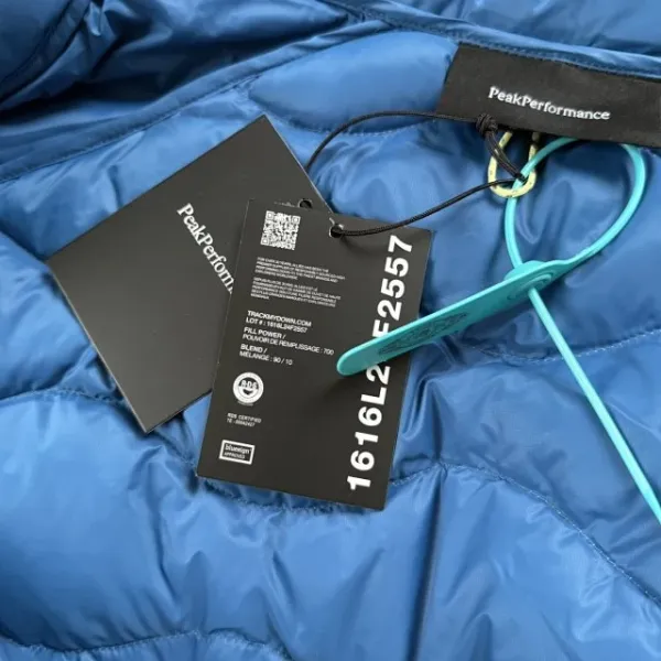 Arc'teryx Helium Down Collection Vest Light Blue with Lime Pocket Outerwear.vest - 25