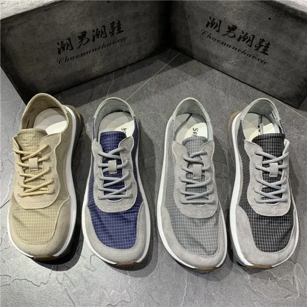 Design Chaonanchaoxie Grid Mesh Sneakers Gray Sneakers - 2