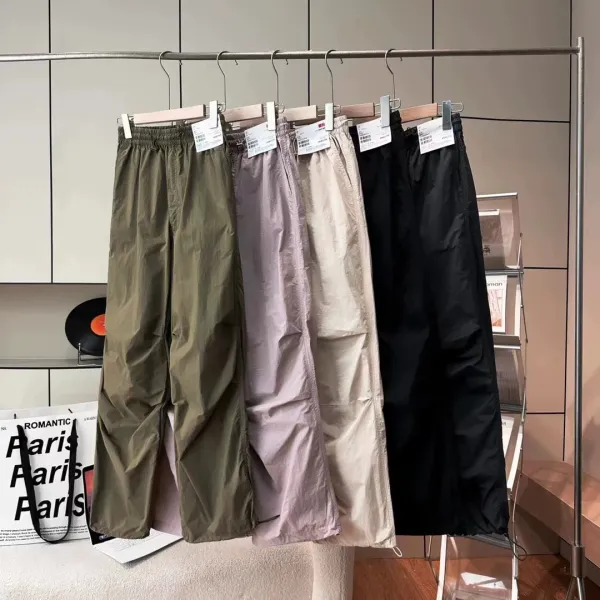 Design Cargo Pants Beige Utility Pants - 5