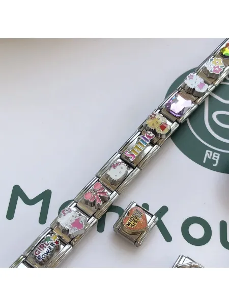 Apple Watch with Custom Charm Bracelet Strap Multicolor Smartwatch - 2